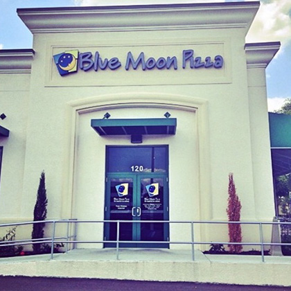 Blue Moon Pizza Ft Myers Storefront