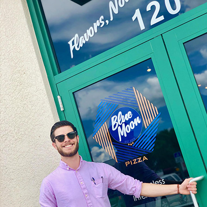 Blue Moon Pizza Ft Myers Location Front
