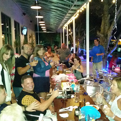 Blue Moon Pizza Ft Myers Location Hosting Party